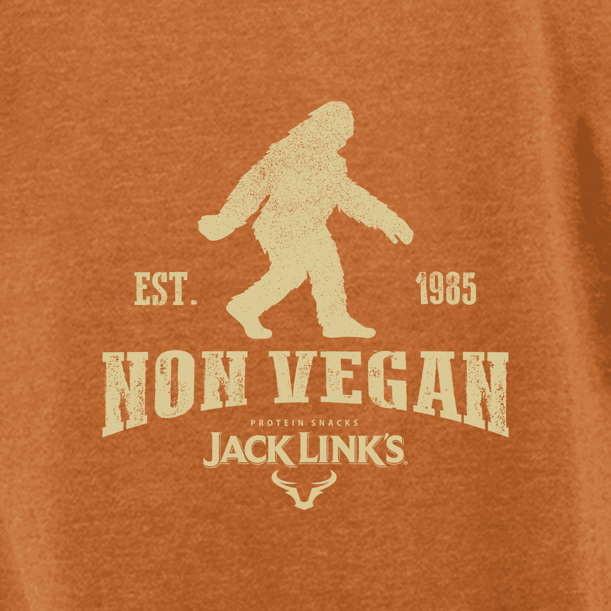 Jack Link's Men's Non Vegan Sasquatch Short Sleeve T-Shirt- M