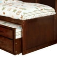 thumbnail image 3 of Saltoro Sherpi Transitional Wooden Twin Bed with 3 Drawers and Trundle, Cherry Brown, 3 of 5