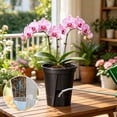 thumbnail image 4 of Transparent Aeration Planter for Indoor Plants, Clear Plastic Orchid Pot with Drainage Slits, Breathable Root Control Container with Saucer, Ideal for Monitoring Plant Growth, New Home Gift Idea, 4 of 6