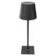 thumbnail image 4 of Lámpara de mesa LED inalámbrica, táctil y de metal, portátil, recargable, 3 temperaturas de color, color negro, 4 of 14