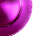 thumbnail image 3 of Richland Beaded Charger Plate 13" Fuchsia Set of 24, 3 of 3