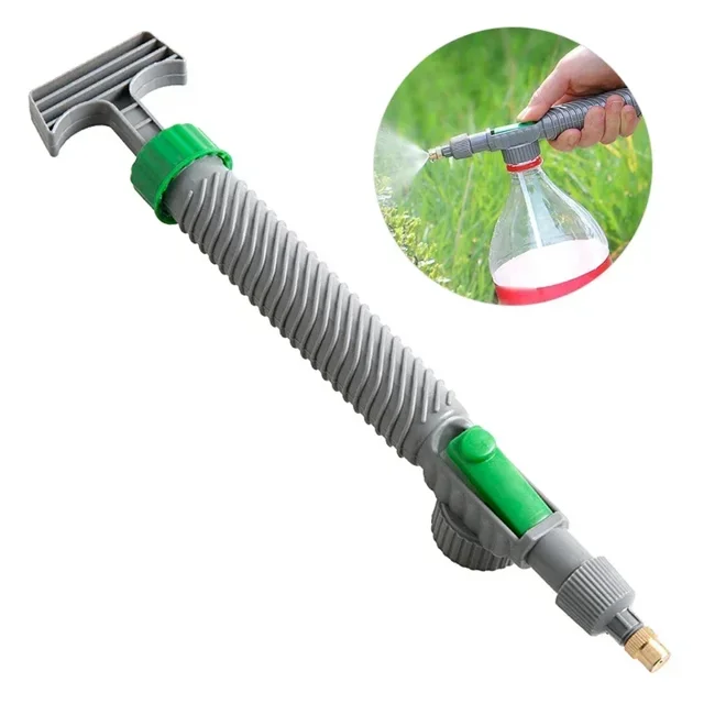 Pulverizador Manual ajustable, botella de bebida, boquilla con cabezal de pulverización, bomba de aire de alta presión, rociador de riego de jardín, herramienta agrícola