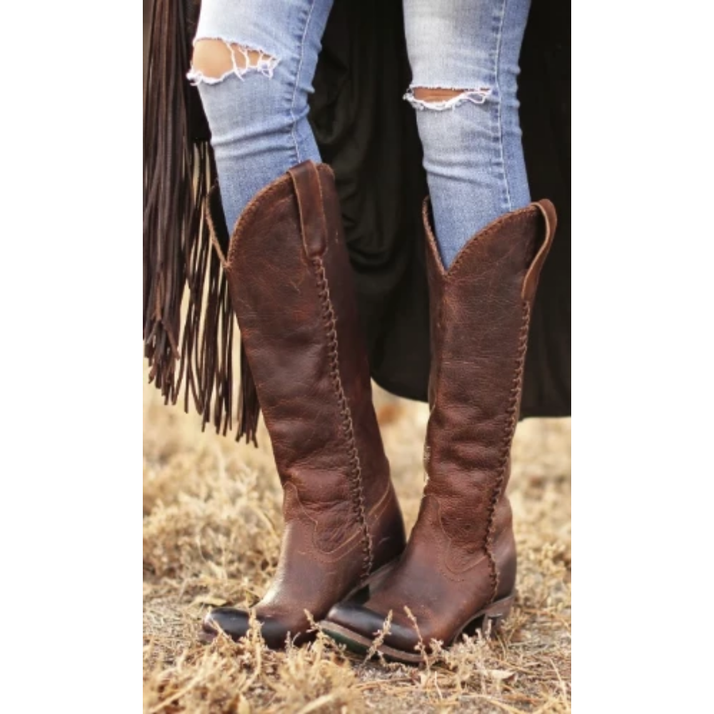 Lane Boots Lane Plain Jane Tall Boot Cognac