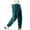 Green, variant on XUNKUSGA Plus Size Sweatpants for Men Solid Color Cuffed Bottom Men's Pants with Side Drawstring Casual Loose Elastic Waist Joggers for Men with Pockets
