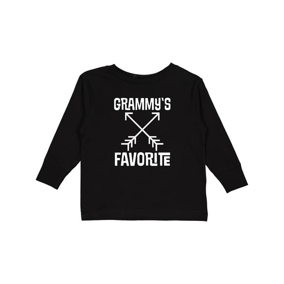 Inktastic Grammys Favorite Grandson Childs Gift Boys or Girls Long Sleeve Toddler T-Shirt
