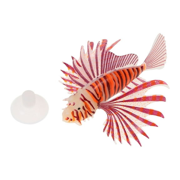 ULTNICE Glow in the Dark Fish Aquarium Decorations Simulation Fish 1Set