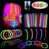 Harry Potter Fidget Spinner Glow Sticks Bulk 400 8" Glowsticks, Glow Stick Bracelets; Glow Necklaces; Glow in the Dark, July 4th, Christmas, Halloween Party Supplies Pack, Football Party Supplies