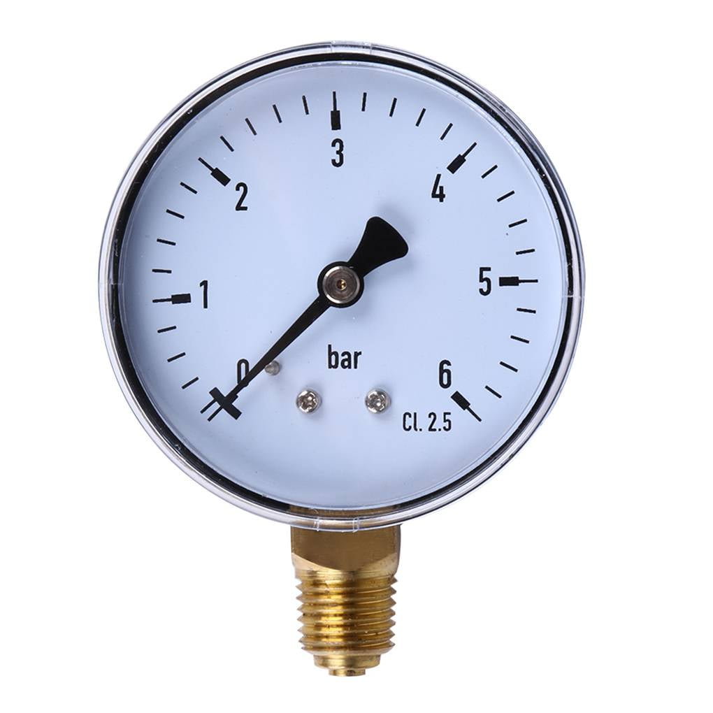 1/4" NPT Pressure Gauge Compressor Manometer Air Oil Pressure Meter 0-1.6MPA 