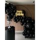 thumbnail image 1 of 103Pcs Pure Black Balloons Garland Birthday Party Ballon Arch Kit Latex Matte Balloon Bridal Shower Wedding Bachelor Party Decoration, 1 of 5