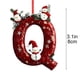 thumbnail image 3 of Decoraciones Del Árbol de Navidad Decoración Del Árbol de Navidad de 26 Letras Colgante Ornamentos Del Árbol de Navidad Ornamentos de Navidad Personalizados Decoración de Navidad Decoración Colgante D, 3 of 6