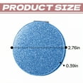 thumbnail image 2 of DESIGNICE Compact Mirror,Circular Dual-Side Layout Pocket Mirror,Detail Magnify Small Mirror for Purse,Blue, 2 of 7