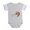 Heather Gray, variant on CafePress - Fortune Cookie - Cute Infant Baby Football Bodysuit