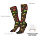 thumbnail image 4 of Fotbe Chili2 Calcetas Divertidas Estampadas para Hombre y Mujer, Calcetas de Algodón hasta la Rodilla para Caminar, Correr, Enfermería y Embarazo, 4 of 6
