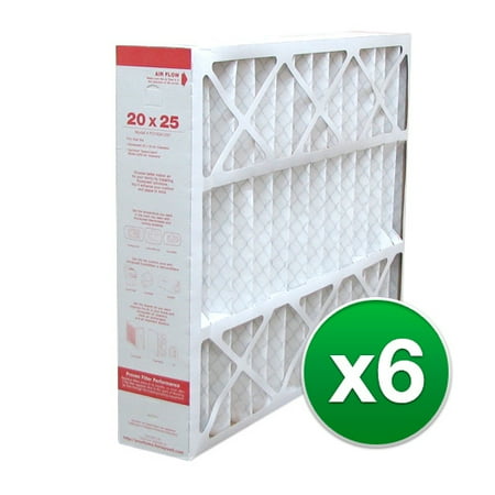 - 20x25x4 Air Filter Replacement for Honeywell AC & Furnace MERV 11 - 6 Pack