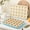 Mint Green & Beige-24 Cups-2 pcs, variant on 2 Pack Silicone Muffin Pan With Metal Frame Non-stick Large Cupcake Handles 6 Cup Silicon Tin Tray For Baking Egg Bites Mold Bpa Free Red