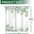 thumbnail image 5 of Autumn Forest Waterfall Shower Curtain - Fall Scenic Jungle Natural Scenery, Seasonal Landscape Tree River Stone, Polyester Fabric Bathroom Decor Set with Hooks, Adds a Warm and Cozy Touch to Your Bat, 5 of 6