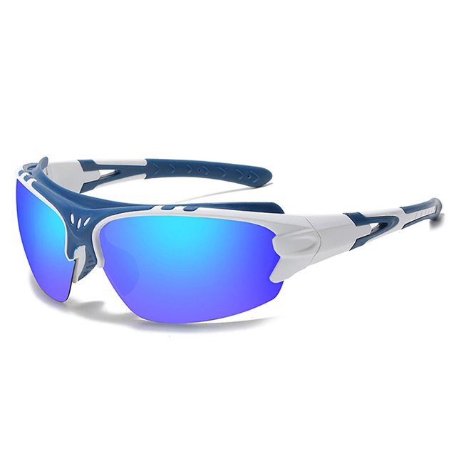 Gafas de sol polarizadas para ciclismo para hombres y mujeres - Gafas deportivas a prueba de viento con amplio campo de visión - Protección Uv400