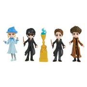 Wizarding World Harry Potter, Magical Minis Triwizard Champions Gift Set with 4 Figures and Goblet of Fire Accessory, Kids Toys for Ages 6 and up