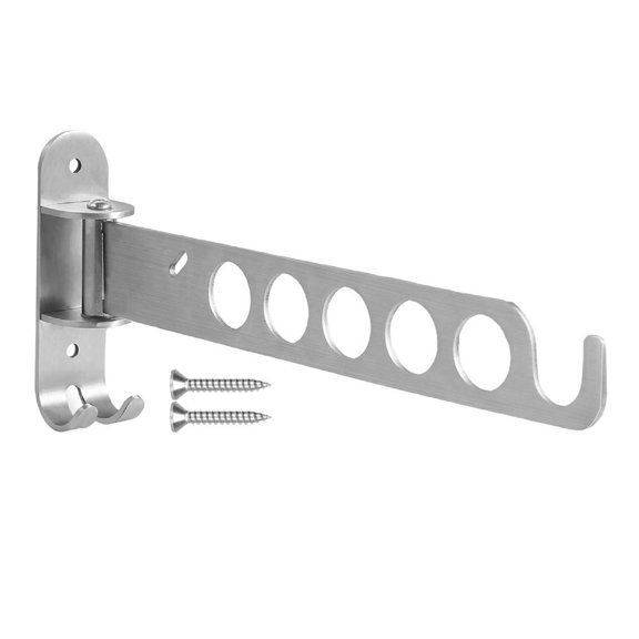 Space-Saving 304 Stainless Steel Folding Hooks: Rustproof & Easy Install!