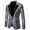 Silver*, variant on RUTAYY Men's Outfits Casual Long Sleeve Sequins Suit and Pants 2 Piece Performance Classic Stylish Sets