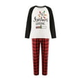 thumbnail image 2 of Kmbangi Christmas Family Matching Pajamas Set, Colorful Light Tops with Pants, 2 of 10