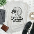 thumbnail image 2 of Poodle Mom T-shirt, Unisex Women's Shirt, Standard Poodle Owner, Best Dog Mom Gift, Heather Ash, Medium, 2 of 6