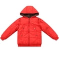 thumbnail image 1 of Richie House Little Boys Orange Hooded Removable Sleeves Padded Jacket 4/5, 1 of 3