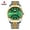 Green dial, variant on Men's Stainless Steel Quartz Watch – Waterproof Analog Timepiece with Calendar & Luminous Dial
