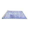 thumbnail image 2 of Ahgly Company Machine Washable Indoor Rectangle Persian Blue Traditional Area Rugs, 2' x 5', 2 of 4
