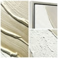 thumbnail image 6 of Metallic Waves Textured Hand Painted Framed Canvas Wall Art, 6 of 12