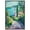Black Frame, variant on Greenwood Sanctuary I Canvas Coastal Wall Art by Art Remedy, White Frame, 36" x 54"