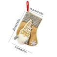 thumbnail image 2 of Tyidzon Christmas Stockings 8 Inch Xmas Stocking, Fireplace Hanging Stockings Gifts for Family Holiday Xmas Party Decorations, 2 of 6