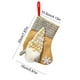 thumbnail image 3 of Adornos navideños, adornos navideños, regalos navideños, 1 pieza de calcetines navideños de lino con dibujos animados, bolsas de regalo navideñas, colgantes decorativos para árbol de Navidad, chimenea, 3 of 6