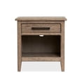 thumbnail image 2 of Magnussen Home Claremont Smokey Taupe Open Nightstand, 2 of 12