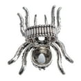 thumbnail image 4 of Halloween Spider Stretch Rings Fit Women Finger 6.5 to 9, Silk Scarf Holders, 4 of 5