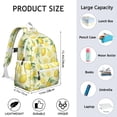 thumbnail image 6 of Lemon Backpack for School,Cute School Bag,Schoolbag with Adjustable Shoulder Straps & Padded Back,13.4"x11"x4.7", 6 of 6