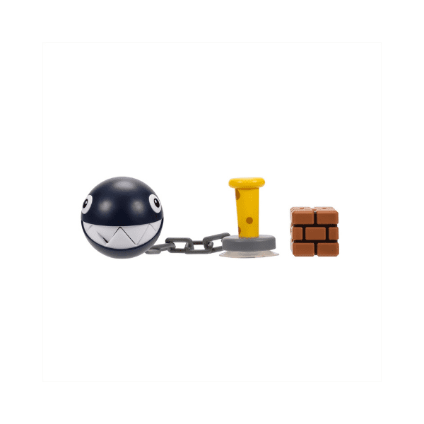 World of Nintendo Wave 48 Chain Chomp Action Figure [with Block