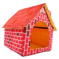 thumbnail image 3 of Pet Supplies, Convenient Pet House, Easy To Clean Foldable And Detachable Design Light For Pets Cat Red, 3 of 8