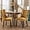 Gold, variant on COOKCOK Velvet Dining Chairs Set of 2, Upholstered High-end Tufted Dining Room Chair with Wood Legs Nailhead Trim for Kitchen, Black