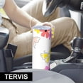 thumbnail image 6 of Butterfly 20 Oz Stainless Steel Skinny Tumbler – Vacuum Insulated Slim Travel Cup with Lid & Stainless Steel Straw, 360° Full Wrap Printed Tumbler for Home, Office & Outdoor Use, Spring, 6 of 6