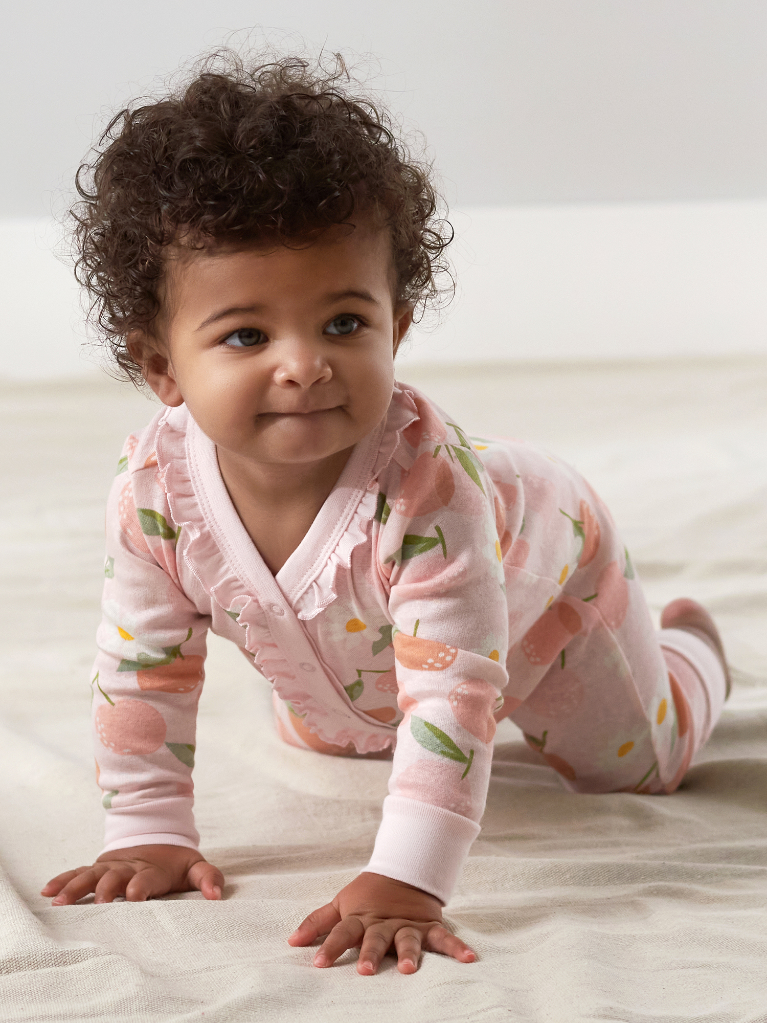Modern Moments by Gerber Baby Girl Coveralls, 2-Pack, Sizes Newborn-24M