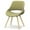 Green, variant on Simpli Home Malden Bentwood Dining Chair with Light Wood in Acid Green Woven Fabric