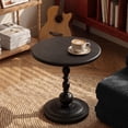 thumbnail image 5 of Pinmoco Round Side Table, Metal End Table, Anti-Rust and Waterproof Small Coffee Table for Living Room Bedroom Balcony, Black, 5 of 8