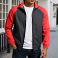 thumbnail image 2 of Men's Raglan Sleeve Casual Jacket Lightweight Comfortable Outdoor Sport Coat for Daily Wear, 2 of 5