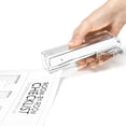thumbnail image 4 of OfficeGoods Clear Acrylic Stapler with Silver Accent for 1/4" Staples, 4 of 7