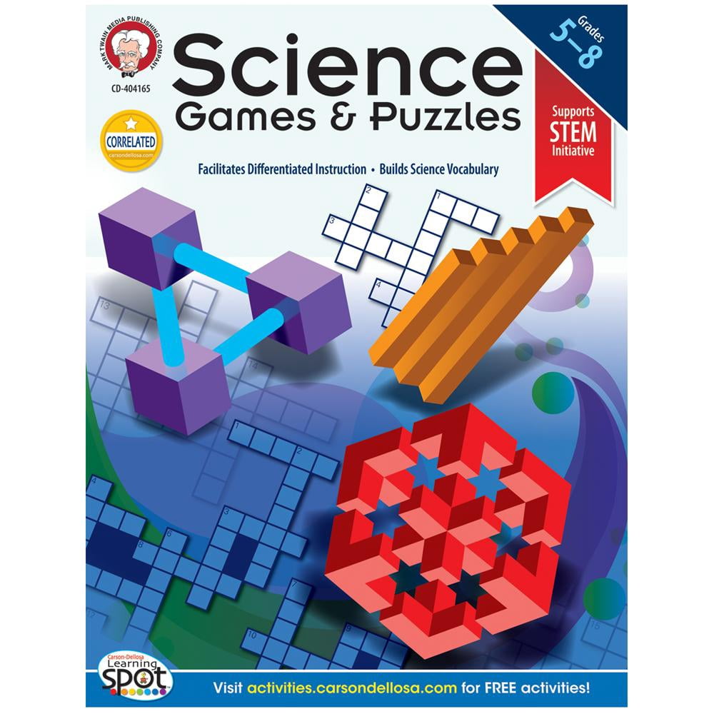 Science Games and Puzzles, Grades 5 8