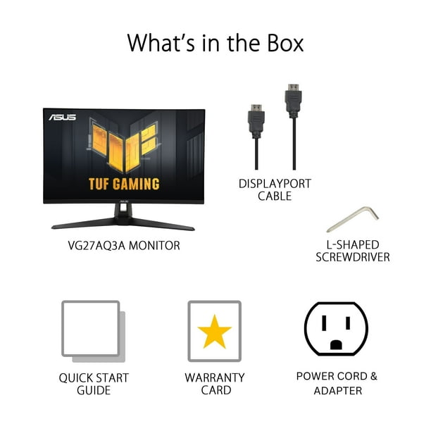 ASUS TUF VG27AQ3AZ Monitor - Walmart Business Supplies