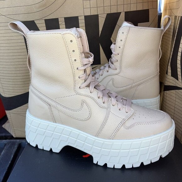 Nike NEW Nike Air Jordan 1 Brooklyn Boots Orewood Brown FJ5737-200