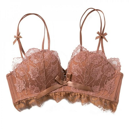 

Spdoo No Steel Ring Push Up Underwear Womenas Suit Bra Gathered Small Chest Sexy Lace Bras Thin Section Received