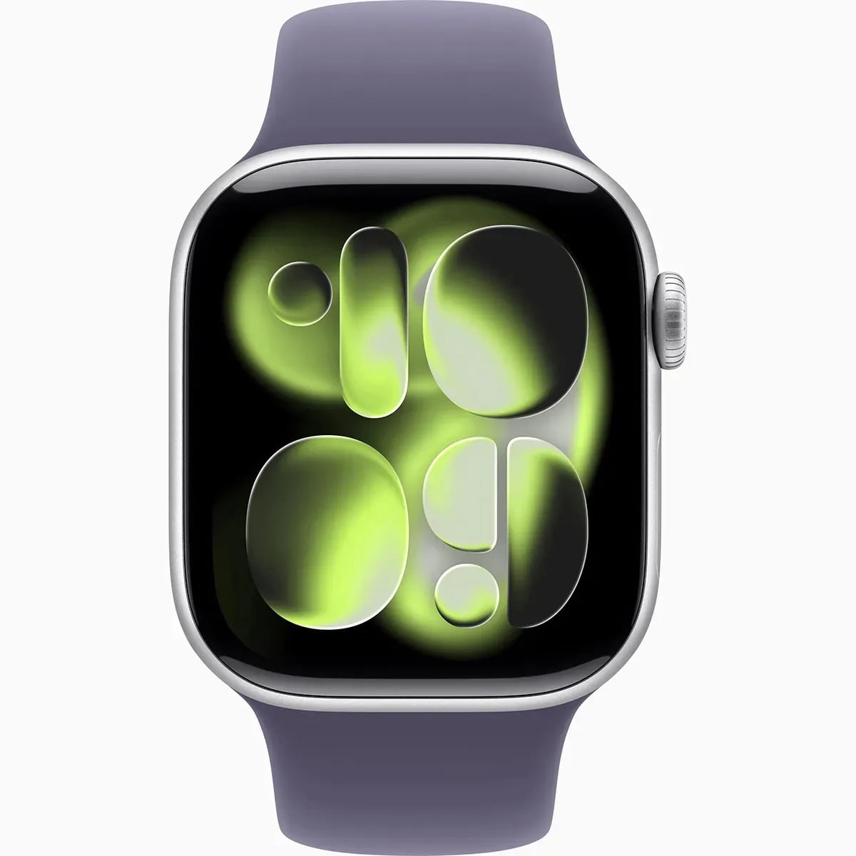 Apple Watch Series 11 (GPS) 42mm Silver Aluminum Case with Purple Fog Sport Band